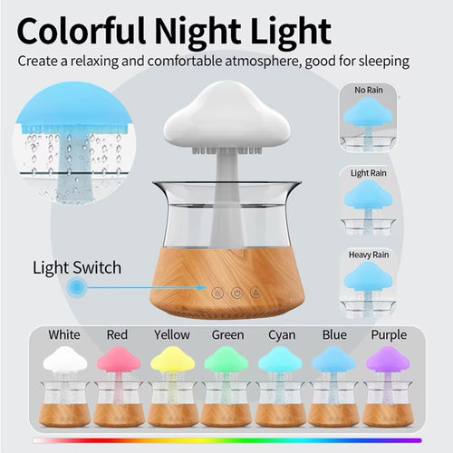  Rain Cloud Humidifier & Relaxing Diffuser